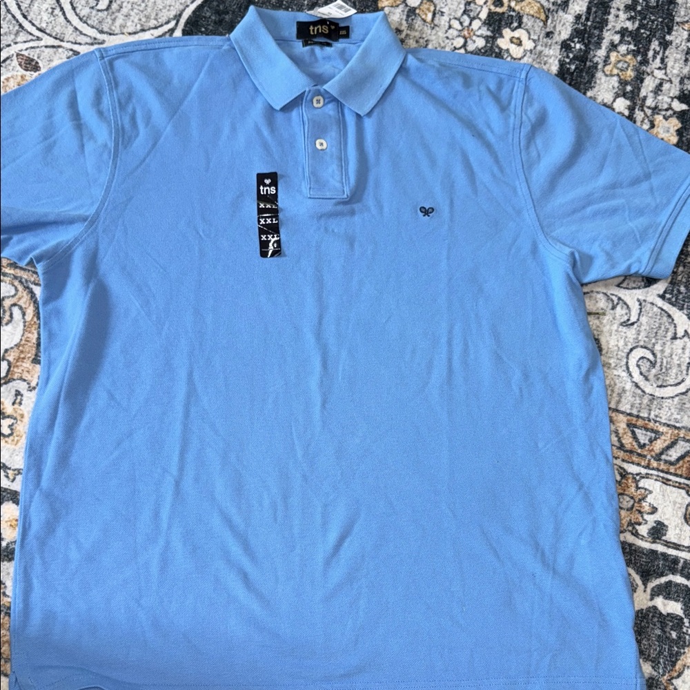 Light Blue Men's Polo Shirt